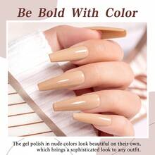 JR Set de 9 piezas de 15ml de esmalte de uñas en gel de colores, con botella y tapa con diseño de lazo para el Día de San Valentín, gel UV LED que se retira con remojo, regalo para las uñas de las niñas - Multicolor - Ver 8