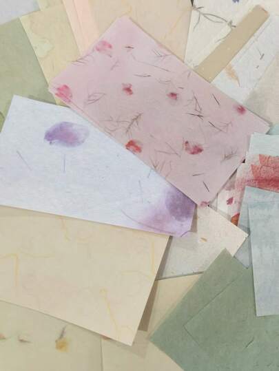 1Pack 60 Sheets Vintage Floral Scrapbook Decoration Material Paper Various Sizes For Diy Craft Back To School, Home & Office Supplies