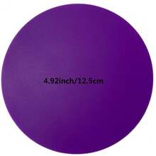 1/2 Silicone Palette Pad, Round And Foldable, Can Be Used As A Toe Separator/Nail Separator Or As A Cup Coaster And Heat Insulation Pad - Multicolor - View 6