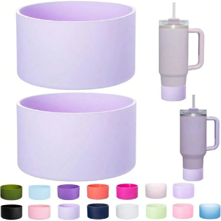 2-Pack Silicone Boot For  40 30 Oz  Adventure Tumbler, IceFlow 30 20 Oz,  Cup Protector,27005916 - Màu Cam cháy - Xem 1