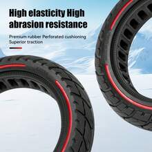 8.5*2.0 Inch Solid Tire Replacement For M365/1S/PRO2/Pro Electric Scooter, Puncture-Proof Honeycomb Tire, 8.5 Inch Shock Absorbing Spare Tire