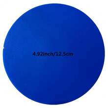 1/2 Silicone Palette Pad, Round And Foldable, Can Be Used As A Toe Separator/Nail Separator Or As A Cup Coaster And Heat Insulation Pad - Multicolor - View 13