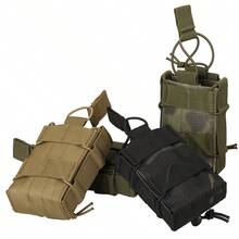 Outdoor Tactical Utility Pouch Tool Bag 5.56 Magazine Single-Stack Ammo Pouch Magazine Pouch Tactical Rifle Magazine Pouch 97 CS Tactical Waist Belt Vest MOLLE Modular Attachment Utility Pouch