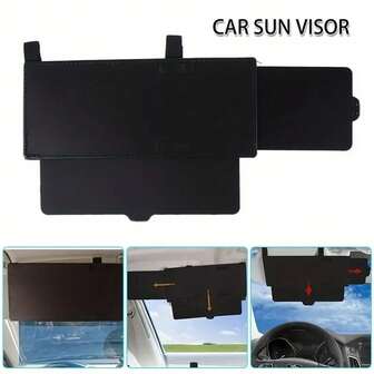 1pc Car Sun Visor Extender, Sunshade Extension Board Shield Blocker, Front Side Window Shade Anti Glare Sunshade Extender, Car Sun Blocker Car Sun Shield
