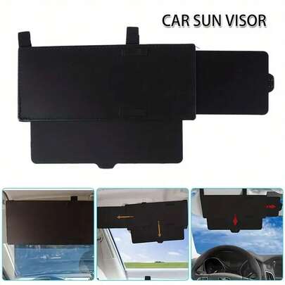 1pc Car Sun Visor Extender, Sunshade Extension Board Shield Blocker, Front Side Window Shade Anti Glare Sunshade Extender, Car Sun Blocker Car Sun Shield
