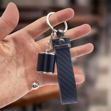 2D Plane, 1/2 Mini Shift Lever Keychain, Christmas Season Artifact! Auto Parts Model Gearbox Design, Cool Gear Converter Key Accessories, Eye-Catching Daily Carrying, Black Five Equipment Car Fans Must, Super Practical! - Multicolor - View 2