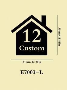 Custom House Number Address Label Stickers, Custom Trash Can Label Stickers - Multicolor - View 15