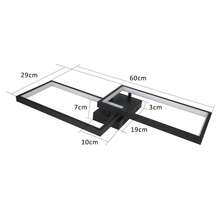 CBJKTX Lampade da soffitto - Nero-60cm - Visualizzare 3