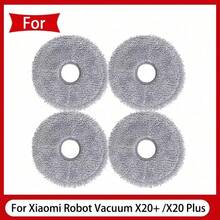 قطع غيار وملحقات لجهاز تنظيف الأرضيات الروبوتي X20+ / X20 Plus، فرش جانبية رئيسية، فلاتر HEPA، ممسحات، أكياس الغبار