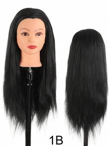 专业长直发模特头，非常适合编发、剪发和造型练习，美容培训用人头