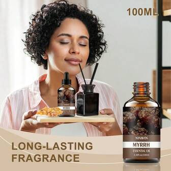 1瓶香薰加湿器精油适用于香薰机、加湿器和车载环境。可用于增添香气、改善环境、清新空气、去除异味、增强香味、舒缓情绪、缓解压力、促进睡眠，适用于家庭、客厅、卧室和浴室（100毫升/3.38液盎司）。