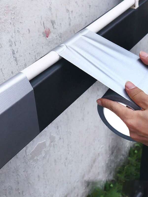 Silver Grey Cloth Duct Tape For Packaging, Strong Adhesion Non-Waterproof Tape, Unmarked Protection For Tile Flooring, Carpet Edging, Wedding, Stage, And Pipeline Sealing, Suitable For Plastic Surfaces