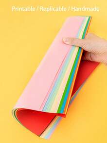 100张/50张A4白色/橙色复写纸，打印流畅，适用于日常打印、学习、办公、DIY、上班族、家庭等，多种颜色可选。 - 彩色 - 查看 3