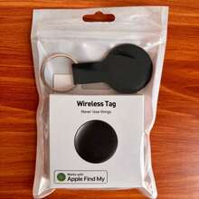 Localizador de dispositivo anti-perda inteligente GPS, rastreamento em tempo real, sem necessidade de instalação, adequado para animais de estimação, bolsas, malas, bicicletas, carros, compatível com o sistema iOS para encontrar meu aplicativo, anti-perda sem preocupações (somente iOS)