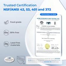 Electric Water Filter Pitcher Reduce 99.6% Of Lead And 45+ Impurities 200-Gallon Rechargeable Water Dispenser Instant 15-Cup Countertop System NSF/ANSI 401and53and42and372 NOT Reduce TDS - 高級+白色-2 濾鏡 - 查看 5