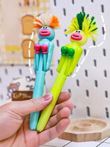 Funny Exploding Boxing Pen - Creative Stress-Busting, Perfect Birthday Gift For Youngsters & Adults, Snap Cap Closure, Durable Plastic, Suitable - Multicolor - View 4