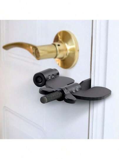 Draagbaar deurslot voor thuis, hotel of op reis - Kan vanuit de hotelkamer of het appartement worden vergrendeld, ideaal reisgeschenk en onmisbaar, geschikt voor woonkamer, slaapkamer, badkamer, hotel en op reis.