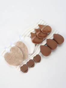 12pcs Reusable Double-Sided Makeup Remover Pads, Gentle Cleansing For Removing Heavy Makeup, Suitable For Mixing BB Cream, Foundation, Powder, Concealer, Blush, Eyeshadow To Create A Flawless Complexion, Expands When Wet, Latex-Free, Suitable For All Skin Types,Cheap,Stocking Stuffers,Makeup,Makeup Tools,Cheap Stuff,Gifts,Gifts For Women,Christmas Gifts - Multicolor - View 5