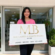 Custom White Wall Sign With Gold And Black Letters, Includes All Installation Accessories (Gold Brackets). Laser Cut Logo Sign, Beauty Salon Sign, 3D Commercial Sign, Business Signage, Custom Laser Cut, Raised 3D Logo Design, Home Decor, Christmas, Christmas Decoration, Christmas Gift - Multicolor - View 9