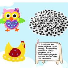 4mm-18mm Colorful Movable Plastic Doll Eyes (Some With Eyelashes), Self-Adhesive, Suitable For Scrapbooking And Craft Decoration, Mixed Packaging, Multiple Colors Available - Multicolor - View 9