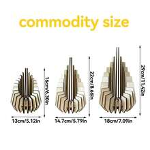 Creative Wooden Candle Holder, Suitable For Dining Room, Bedroom, Home Decor, Christmas, Halloween, New Year, Creative Holiday Gift, Warm Atmosphere (Candles Not Included) - Original Wood Color - View 5