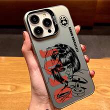 's Bizarre Adventure Phone Case For  17/16/15/14/13 Series, Kira Yoshikage & Bruno  Manga Design, Slim Protective Cover For Anime Otaku &  Fans - Caqui - Ver 8