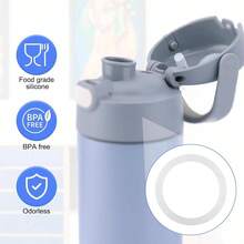 6pcs Bottle Seal Ring FUNTAINER, Silicone Bottle Lid Gaskets Accessories Leak - Proof Seal Parts Compatible With FUNTAINE 16 Ounce Stainless Steel Vacuum Insulated Bottle - trong suốt - Xem 4