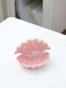 1pc Shell Jewelry Tray, Artistic Decorative Style, Multifunctional Half-Circle Key And Jewelry Storage Rack, Suitable For Entryway/Vanity, Home Decor, Thoughtful Gift For Mother/Friend - Wedding Gift, Jewelry Tray, Essential For Sun Protection Travel - Multicolor - View 4