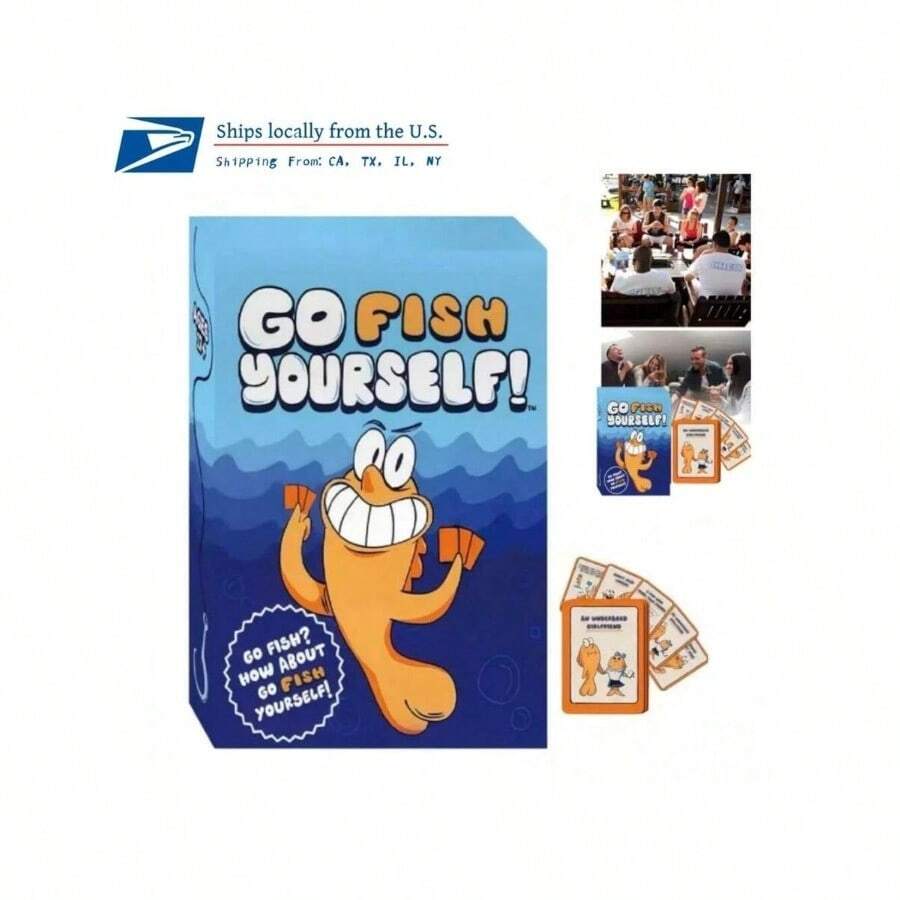 1 Card Game Family Board Game Classic Interactive Party Game Suitable For 2-8 Players Portable And Durable Boxed - The Perfect Choice For Game Nights Birthday Parties And Ice Breaking Events - Màu xanh lam - Xem 1