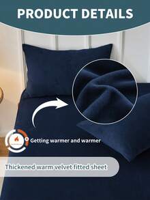 1 件床笠、床上用品、床垫保护套、床罩、舒适家纺、柔软舒适的床垫罩、纯色床单、深口袋、仅床单、不带枕套、防尘、可机洗、床上用品礼品、适合双人大床、可机洗、秋季装饰、冬季装饰 - 藏蓝色 - 查看 7