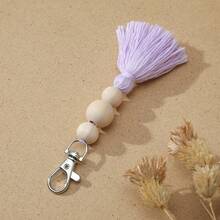 1 Móc khóa tua rua nhiều màu sắc dễ thương & tươi mới, mặt dây chuyền trang trí cho túi xách nữ, phụ kiện quần áo, phụ kiện xe hơi trường học phong cách Goth Y2k - Nhiều màu - Xem 24