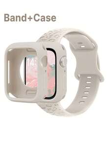 Huastonband 适用于表带和表壳，一套超薄、柔软、舒适的星空硅胶表带，防水防汗，适合户外运动、瑜伽、健身，兼容 Ultra 3/2/1、SE、S10/S11/S9/S8/S7/S6/S5/S4/S3/S2/S1，尺寸：38/40/41mm、42/44/45/46/49mm - 星光色 - 查看 5