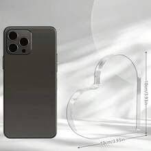 [2D Flat] 1pc Heart-Shaped Acrylic Plaque With "To Our Son" Message - Perfect Gift For Son'S Birthday, Christmas, Graduation - Contemporary Style, No Power Needed, Tabletop Decor For Home Or Office, Heart Decor