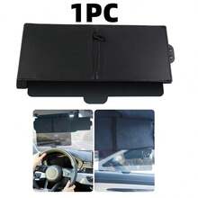 汽车遮阳板 - 带拉链滑块的汽车偏光遮阳板，升级版汽车遮阳板延长器，带 PC 镜片和侧遮阳板，驾驶用防眩光汽车遮阳板，紫外线过滤/防护