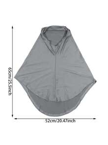 1 件女士头巾帽 - 防晒头巾，适合户外穿着，穆斯林伊斯兰平纹针织莫代尔头巾，即时头巾，女士头巾，长围巾，头巾披肩帽 - 彩色 - 查看 13