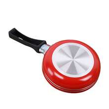 Sartén antiadherente mini de 12 cm/14 cm/16 cm, apta para utensilios de cocina (color aleatorio) - Multicolor - Ver 6