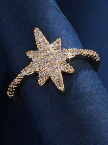 1件简约小众百搭戒指，时尚独特几何优雅珠宝