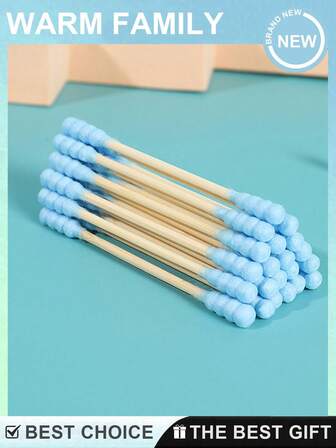 Dog Ear Cleaning Swabs - 200/100 Count, Pet Ear Wax Removal Sticks, Large Tip Cleaner For Canine Ear Health & Grooming