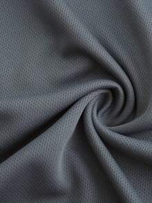 Long Quick-Dry 10pcs Men's Athletic T-Shirts - Breathable Polyester, Crew Neck, Short Sleeve - Moisture-Wicking Technology For Summer Workouts & Casual Wear, Gym Shirts - Grey - View 4