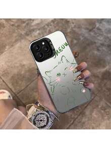 Funda resistente a golpes para varios modelos de Galaxy con un adorable diseño de gato de dibujos animados y una carcasa dura y robusta. - Multicolor - Ver 5