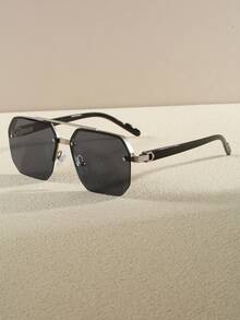 一副男士方形休闲多功能偏光时尚眼镜，适合旅行、骑行、钓鱼、海滩等场合 - 彩色 - 查看 16