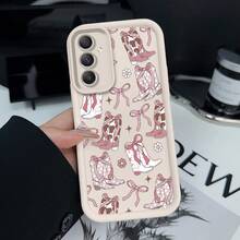Funda de teléfono TPU diseñada específicamente para Samsung Galaxy S23 Ultra, S24, S25, S22+, y S20 FE Pro Plus 5G, con un patrón de ensueño de lazo, fácil de meter en bolsillos, y proporciona protección de silicona a prueba de golpes para tu smartphone. - Colores mixtos - Ver 3