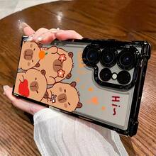 Funda de teléfono de pez globo linda para Samsung Galaxy S25 S24 S23 S22 S21 FE Ultra Plus 4G 5G, a prueba de golpes, transparente y suave - Colores mixtos - Ver 5