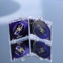 KPOP Mini Album Pendant NFC Box, Cor Tis K-Pop:Dem0n Hvnters KATSEYE Hearts2Hearts <KARMA> <Spaghetti> TWS 4th Mini Album CD Box, DVD Box, NFC CD Box, Star Fan Goods, DIY Commemorative Mini CD Pendant Keychain, Also Can Be Used As Decorative Desktop Ornament, Gift For Friends - Multicolor - View 6
