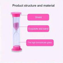 6个/8个彩色计时器,小型沙漏计时器,沙漏装饰,派对装饰,节日用品,家居装饰,生日礼物,返校礼物,情人节小礼物 - 多色2 - 查看 8