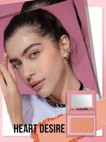MISSLYN-BLACK 小丑扑克牌腮红，单色腮红盘，哑光质地，高显色度，顺滑配方，自然光泽，轻盈持久，高光盘，新年妆容 - #01 Heart Desire - 查看 4