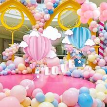 Pink Balloon Arch Kit 111Pcs 18 12 5 Inch Latex Party Balloons Garland Birthday Shower Wedding Engagement Anniversary Party Decorations - 粉色 - 查看 4