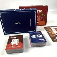 器官攻击！医生大战人类卡牌游戏 - 以器官功能障碍问题（肾切除术、肝切除术）为主题的趣味医疗策略卡牌游戏 - 家庭聚会游戏之夜、公路旅行、露营 - 适合14岁及以上玩家 - 酒紅色 - 查看 5