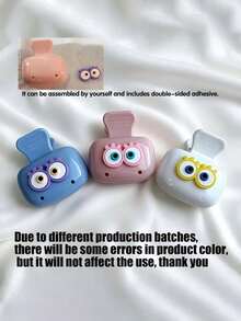 5-In-1 Cute Eyed Toothbrush Holder - Dopamine Color Toothbrush Travel Set - Dust-Proof Toothbrush Protector, Suitable For Home/Travel