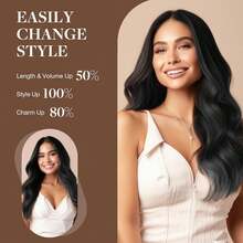 Hair Extensions Real Human Hair 12-20 Inch Straight Remy Human Hair Invisible Wire Weft Hair Extension For Women Girls Easy To Wear No Glue No Damage Clip-In Hair Extensions For Daily Use Party Wedding Cosplay Halloween Blonde Brown Black Burgundy 100% Remy Human Hair Seamless Invisible Halo Crown Extension For Fine Thin Hair Adds Volume Length Natural Look Ready To Wear Heat Resistant Synthetic Hair Alternative Best Human Hair Extensions For Women - 01 Đen tuyền - Xem 7